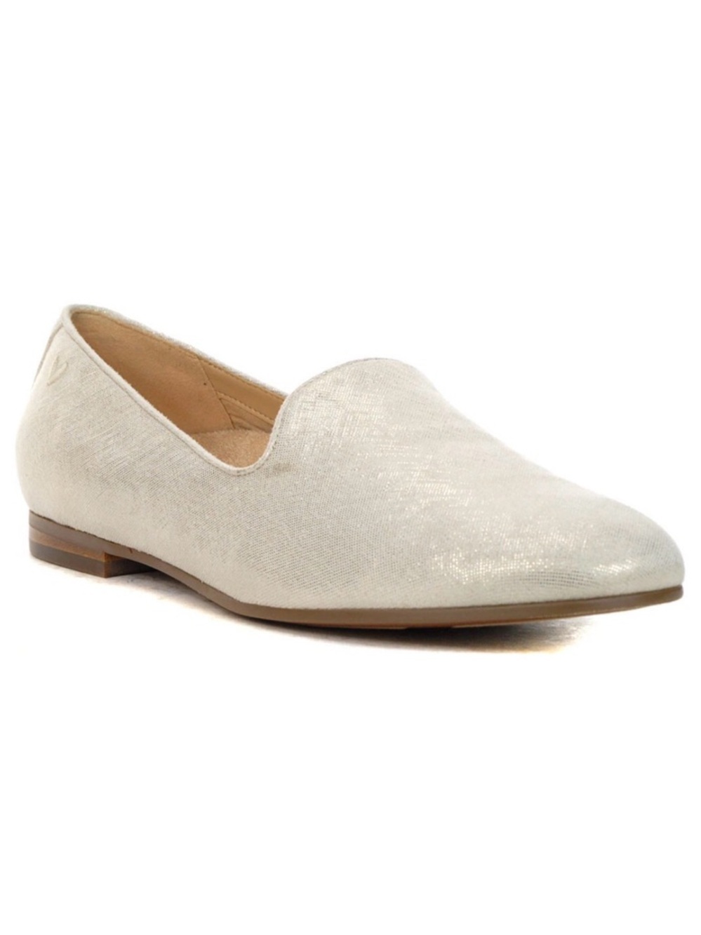 NWOT Vionic Willa II Silver Shimmer Slip-On Flats| Size 11-Wide